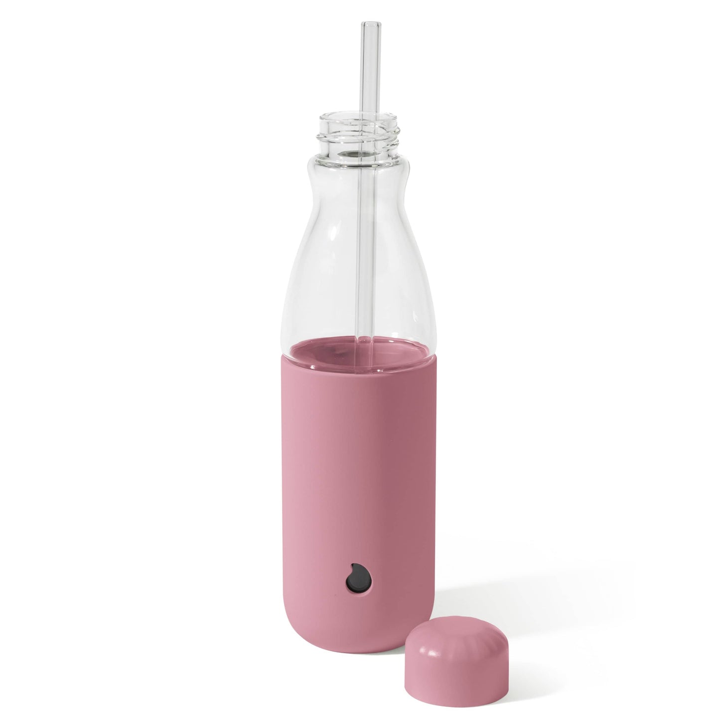 glass-original-bottle-18oz-l6 18oz_Dusty_Pink_Glass_Original_Bottle_Front_Cap_Off_Straw_In_Front_Cap_On_Straw_In.jpg