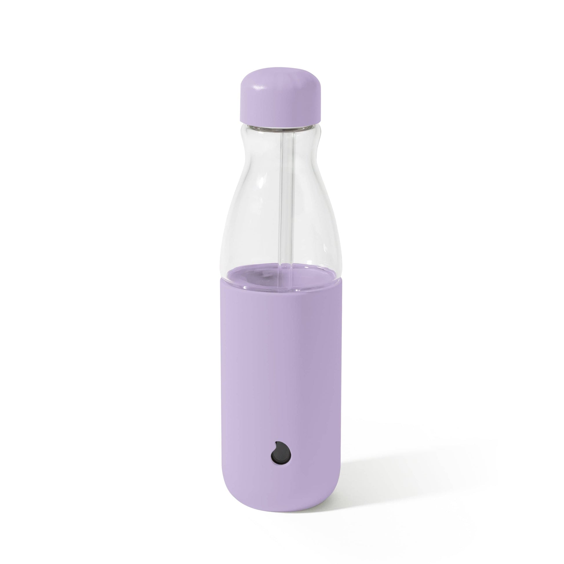 glass-original-bottle-18oz-l6 18oz_Lilac_Purple_Glass_Original_Bottle_Front_Cap_On_Straw_In.jpg