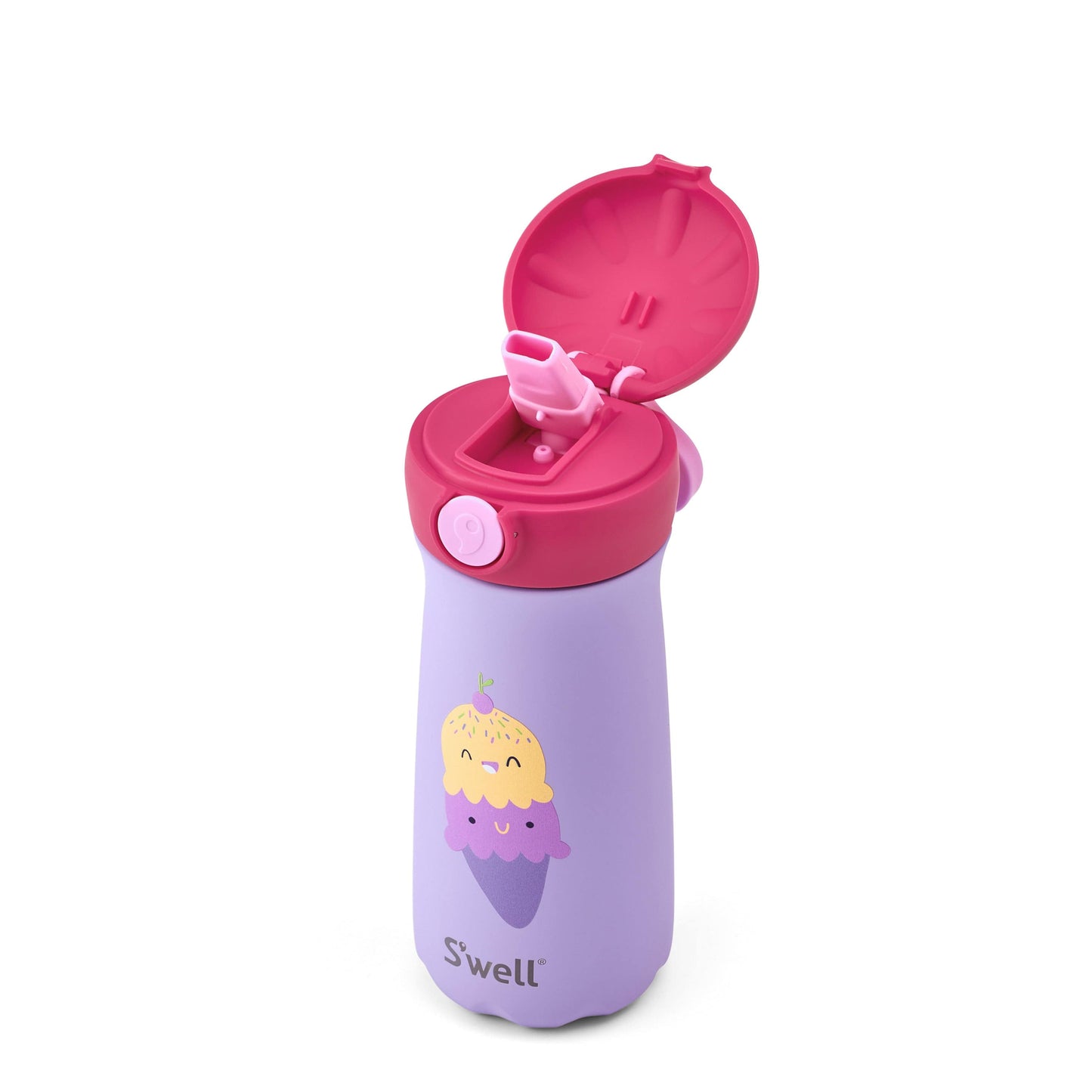 pop-top-traveler-14oz-l8 Swell14ozKidsPopTopTravelerHappyScoopsIceCreamFrontAngledTopOpen.jpg